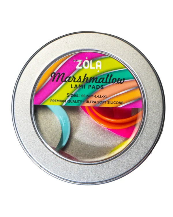 Formy silikonowe do laminacji rzęs ZOLA Marshmallow Lami Pads 6 par