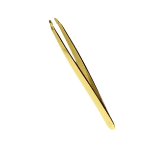 pęseta do brwi lightbrow złota