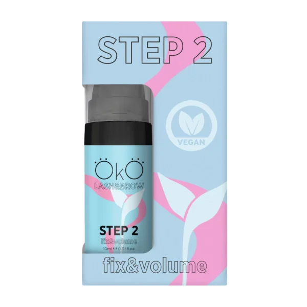 Środek do laminacji rzęs i brwi OKO STEP 2 FIX&VOLUME, 10 ml