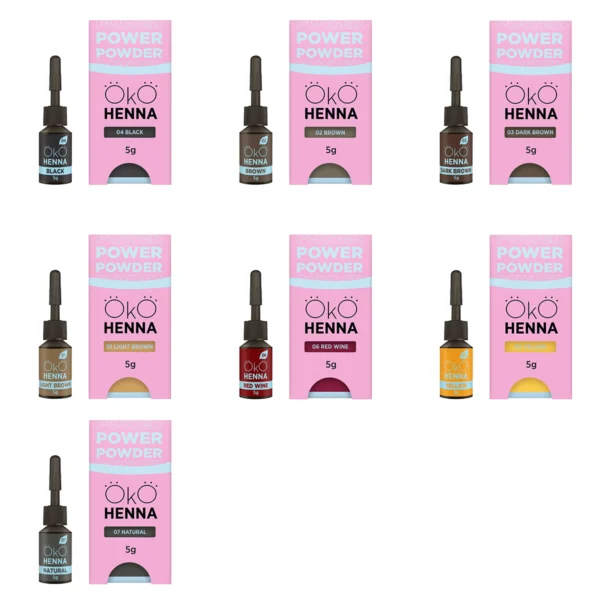 Henna do brwi OKO Power Powder, 5 g