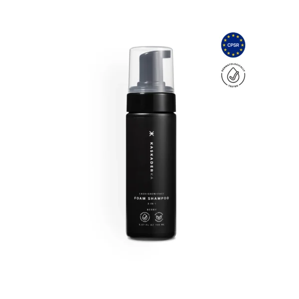 FOAM SHAMPOO 3 IN 1 piankowy szampon do mycia twarzy, brwi i rzęs KASKADERKA 150ml