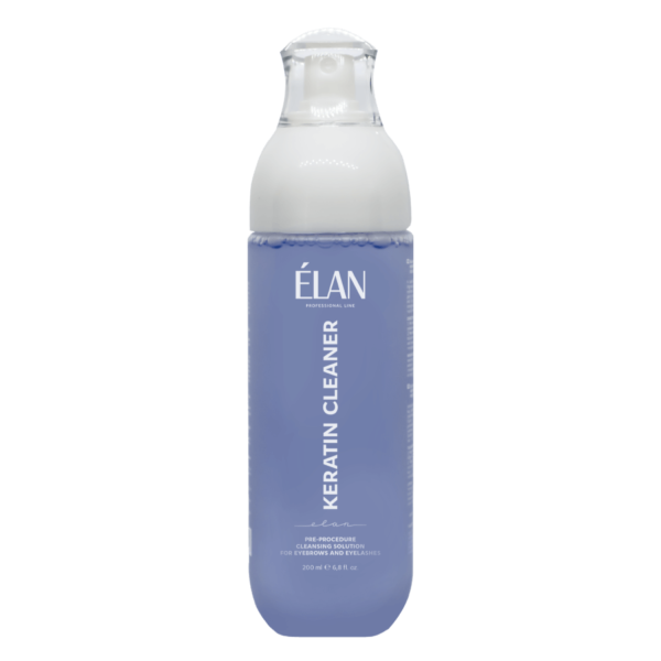 Elan KERATIN CLEANER: Płyn oczyszczający do brwi i rzęs, 200ml