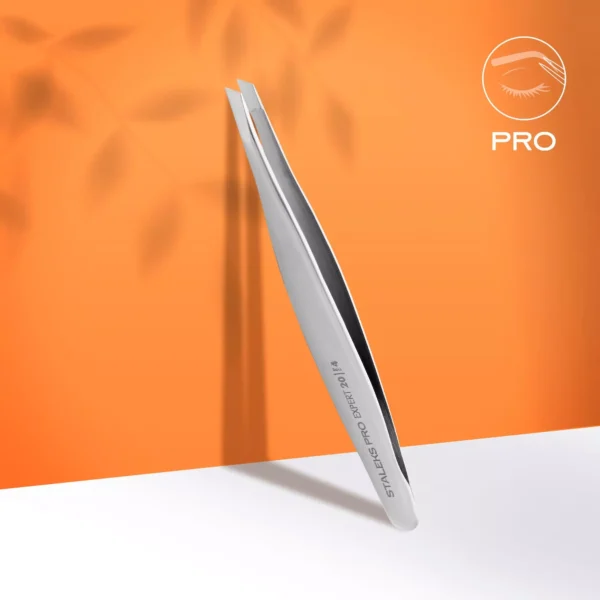 Pęseta do brwi EXPERT 20 TYPE 4 (wąska skośna) Staleks