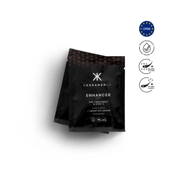 Środek do laminacji brwi i rzęs Enhancer Lash&Brow Lamination system Kaskaderka –STEP 3 saszetka 1,5ml