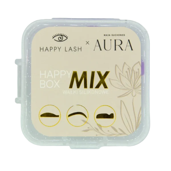 Wałeczki silikonowe Happy Box Mix – Happy Lash x Maja Suchonos